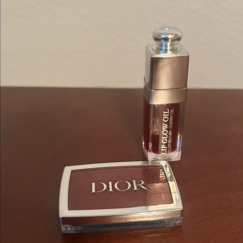 Dior Lip Glow Oil and Blush - Elegant Brown